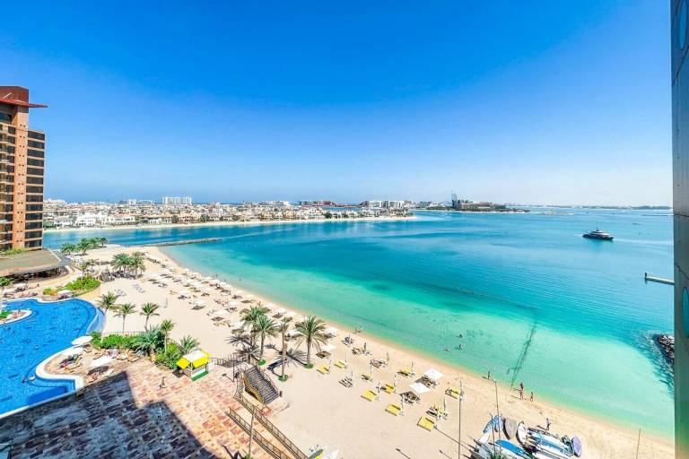 Bnbmehomes Look over the Palm and Arabian Sea-504 in Abu Dhabi