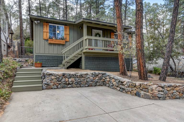 Quiet Cabin in the Pines by Dwtn Prescott