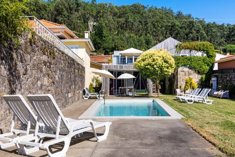 Ferienhaus in Lovelhe, União das freguesias de Vila Nova de Cerveira e Lovelhe f&uuml;r max. 8 Personen am Atlantik