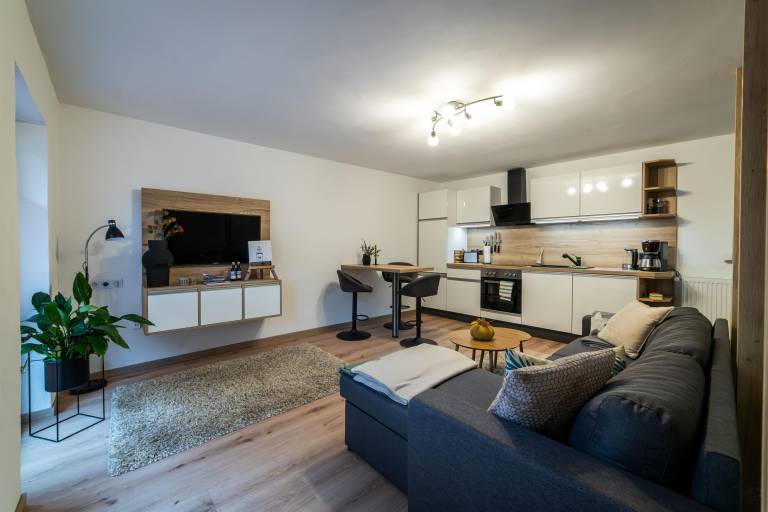 Appartement Fewo Dusche WC 1 Schlafraum