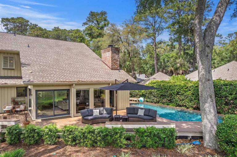 House with grill in Hilton Head Island, SC