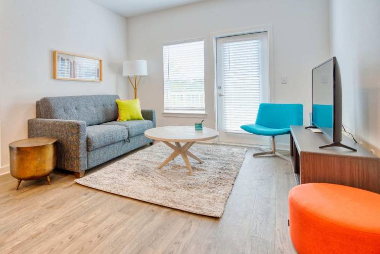 Grand Two Bedroom Two Bathroom Apartment with Balcony by The Scholar in Gainesville, FL