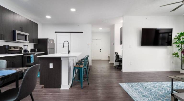 Purple Rain Spacious 2BR 2BA 2 King Beds Gym WFH — photo 5