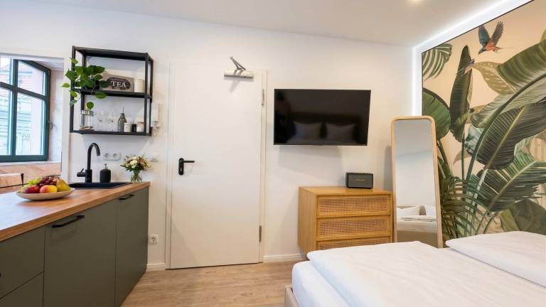 Tropen Zimmer Cityapartment im Herzen von Rostock
