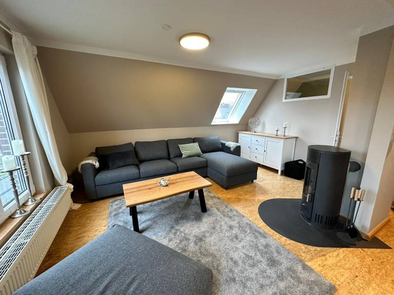 Rental apartment with yard | Garden view in Butjadingen