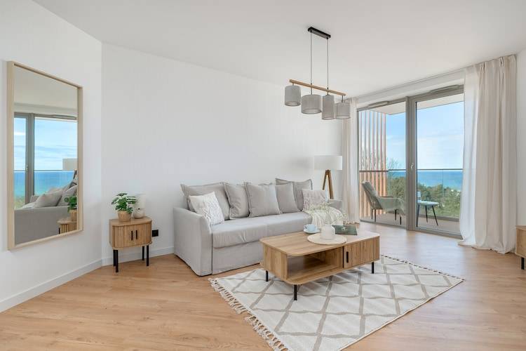 Holiday apartment with pool, hot tub & sauna | Sea view in Rewal