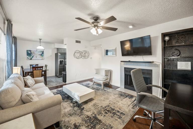 Family-friendly rental apartment with yard & pool | Dogs allowed in Irving, TX
