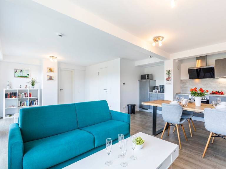 FeWo Dünenwald: Gemütliches Apartment 65 m² mit Meerblick für kleine Familien — photo 4
