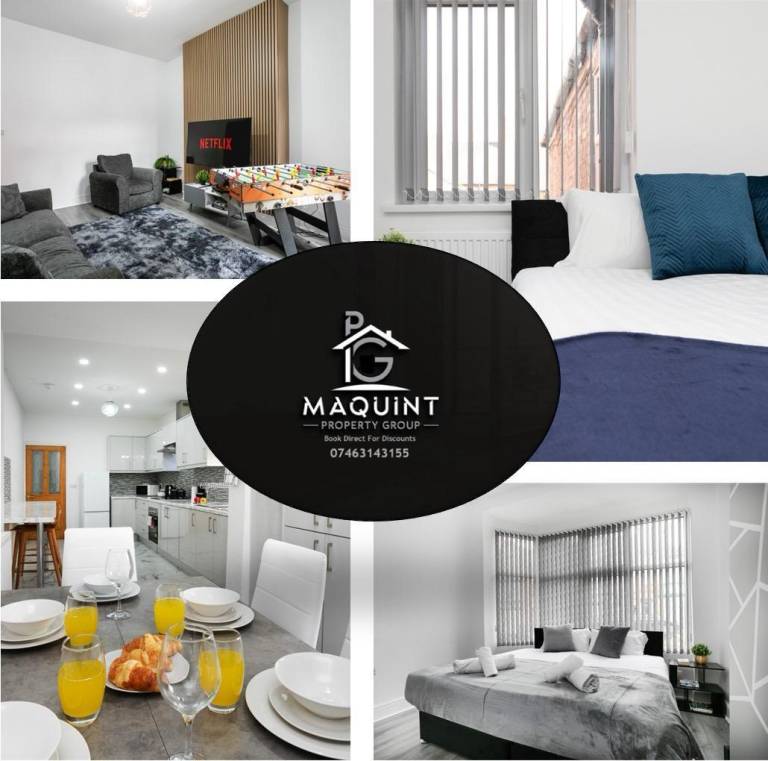 Vacation home with garden | Suitable for remote work in Leicester