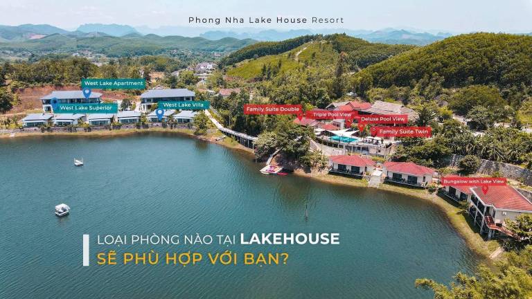 Phong Nha Lake House Resort in Bo Trach