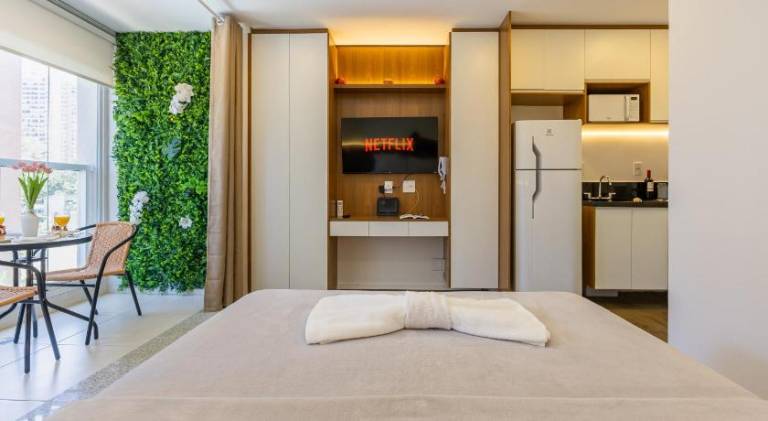 Rental apartment with pool in Olímpia