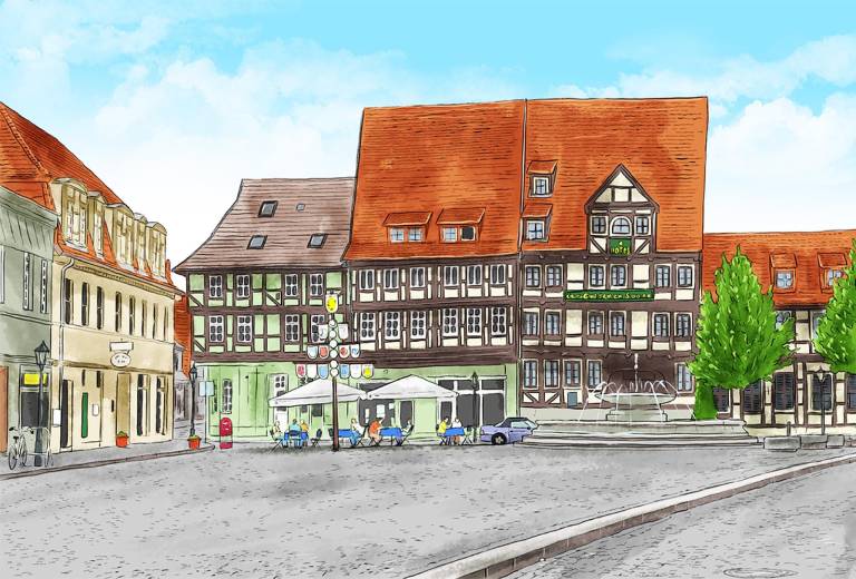 Hotel Zur Goldenen Sonne in Quedlinburg