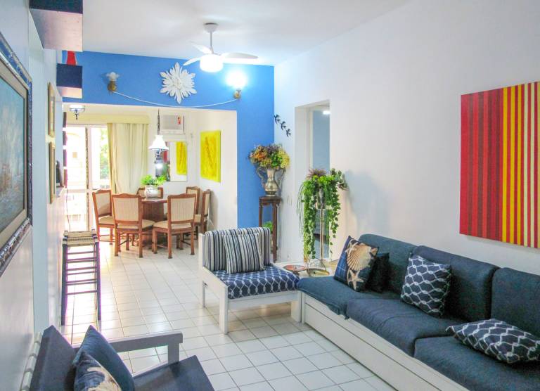 Apartamento a 70m da Praia de Pitangueiras SP