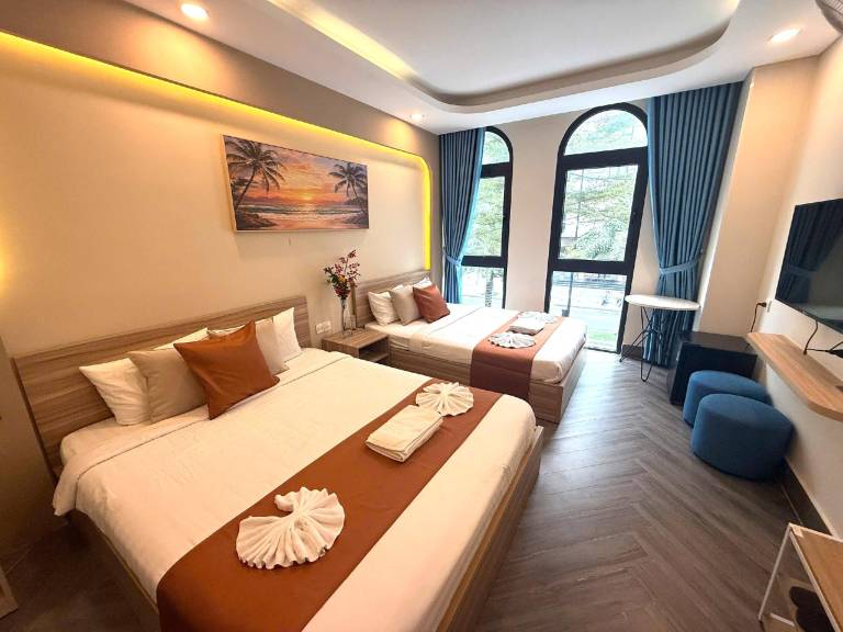 Vacation home with sauna, terrace & yard in Phu Quoc