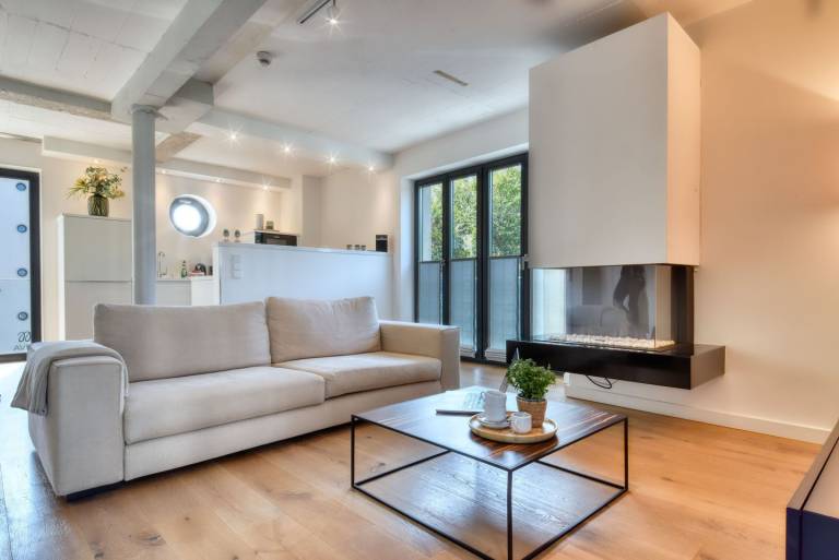 Luxuswohnung Sonnenloft 14 in Prora Düne 7 mit wohnungseigener Sauna und Kamin in Binz
