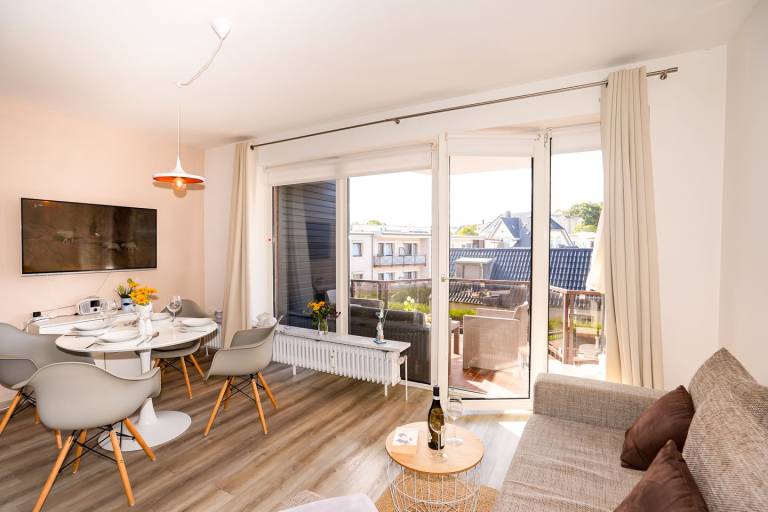 Modernes Appartement Sonnenkieker mit Balkon und Terrasse direkt am Deich — photo 4