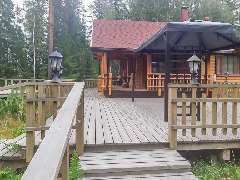 Vacation home with terrace & sauna | Nature view — photo 3