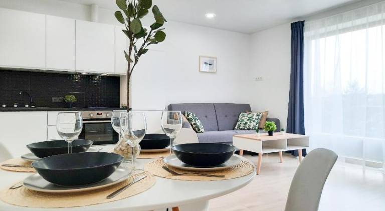 Lovely holiday apartment with patio, BBQ & garden | Perfect for remote work | Pets allowed in Klaipeda