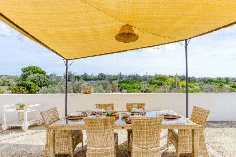 Villa 'La - Liscedde' with Sea View, Wi-Fi and Air Conditioning in Patu