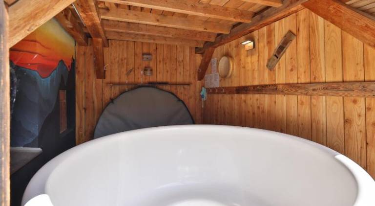 Le Chalet du Tanet spa sauna terrasse en Alsace — photo 5