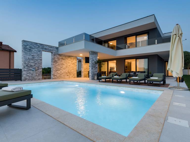 Villa with barbeque & heated pool | Sea view — photo 4