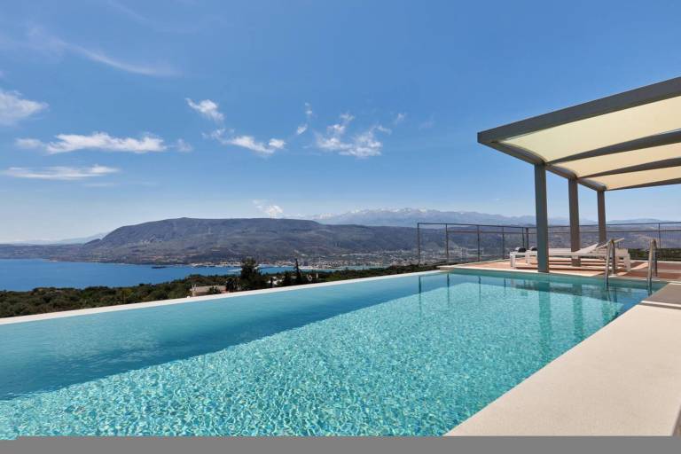 New Modern Villa with 2 Heated Pools and Seaview
