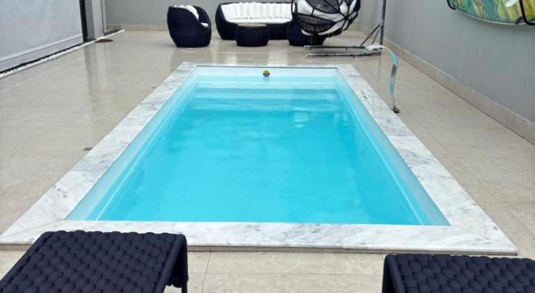 Ample vacation home with pool | Pets are welcome in Caraguatatuba
