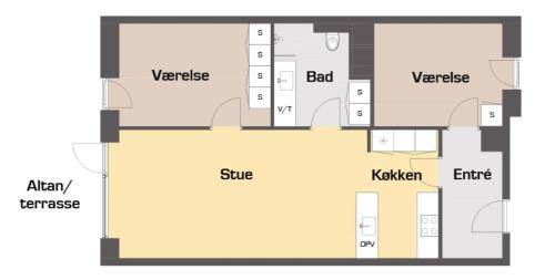 Leilighet Odense C
