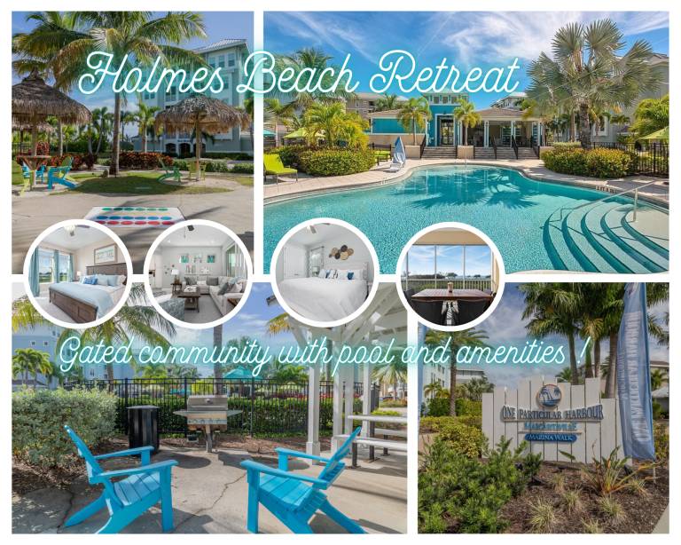 Exclusive Anna Maria Sound Waterfront Retreat with Shared Pool & Sunset Serenity in Bradenton, FL