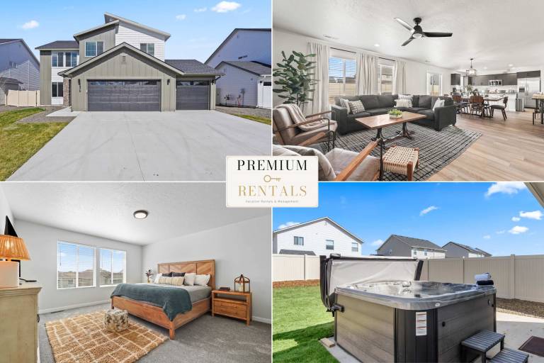 Vacation home with pool & jacuzzi in Meridian, ID
