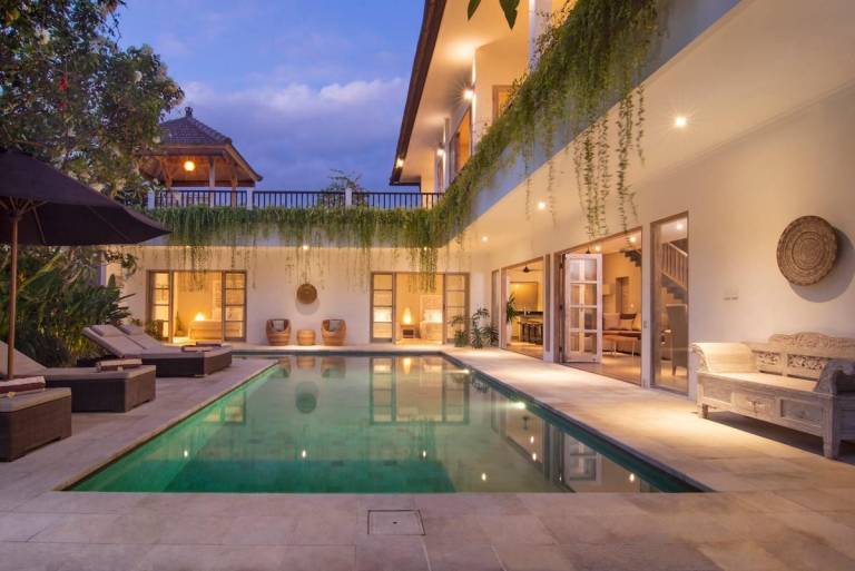 Villa with terrace, garden & private pool in Bali