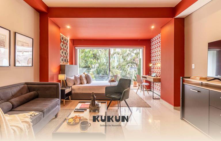 Family-friendly studio with fast internet, private pool & sauna | Pets are welcome in Mexico City