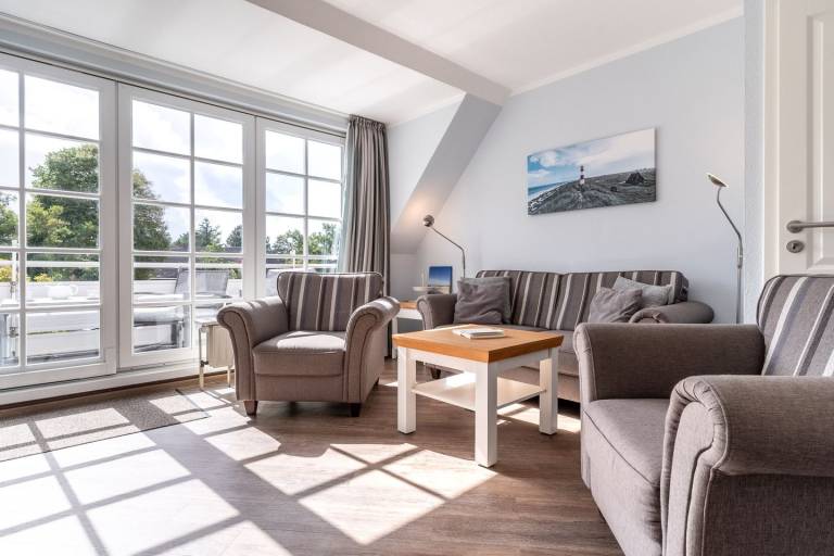 Moderne Fewo Rungholt mit Balkon, WLAN und zentraler Lage in Sankt Peter-Ording in St. Peter-Ording