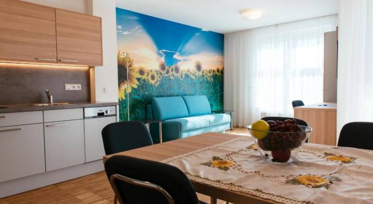 80 m&sup2; Apartment mit Hotelservice