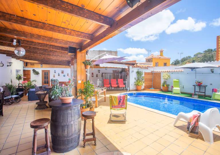 Ferienhaus in Teror, Kanarische Inseln f&uuml;r max. 7 Personen am Atlantik