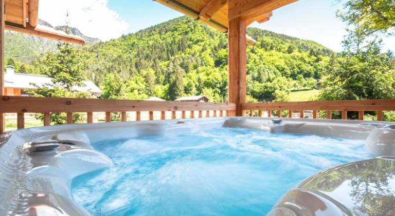 Chalet with pool, yard & BBQ — photo 2