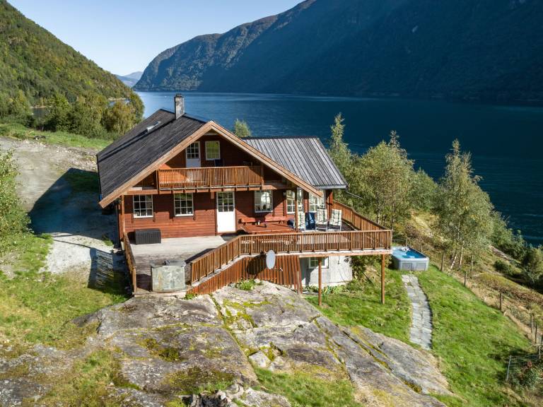 Ferienhaus mit Hund in Vik, Sognefjorden für max. 8 Gäste