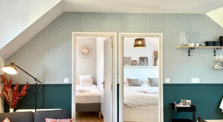 Holiday apartment with 2 rooms for 4 persons in Saint-Jouan-des-Guerets