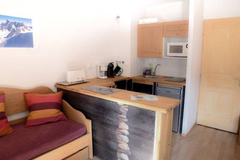 10m from resort center, 1st floor, view ski slopes, terrace, tv, ski locker, 30m², Montgenèvre — photo 3