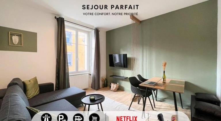 Rental apartment with 1 room for 4 persons in Belfort