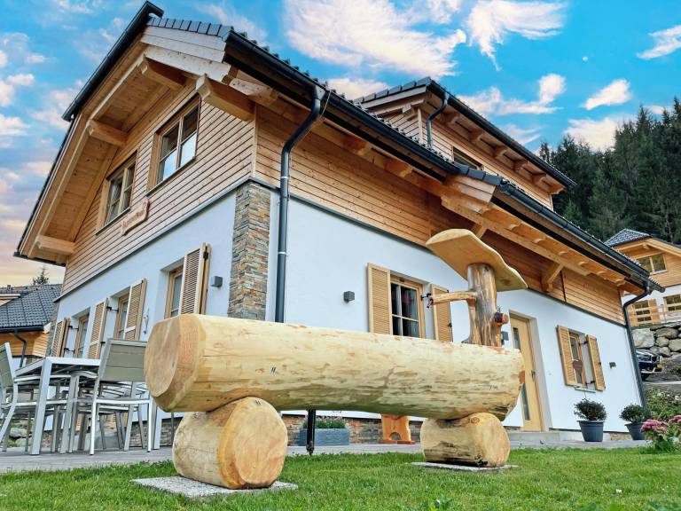 Chalet mit Sauna & 2 Terrassen nahe dem Skilift