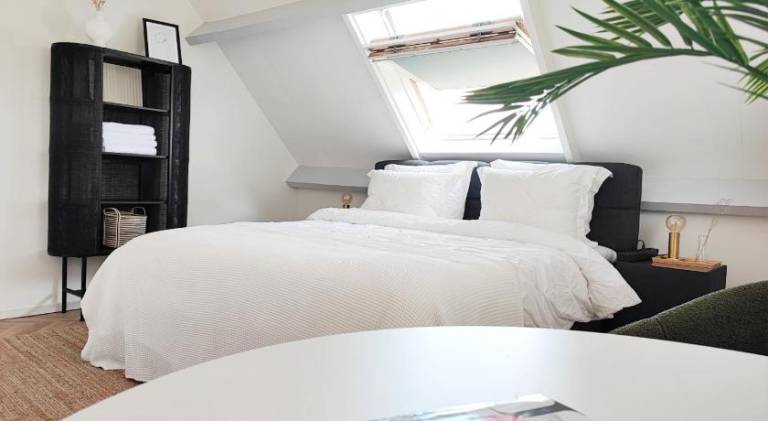 Guesthouse at the Amstel river with 2BR 2BA and garden