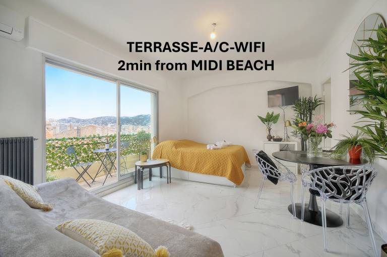 Family-oriented studio | Beach nearby | Pets are welcome in Grasse