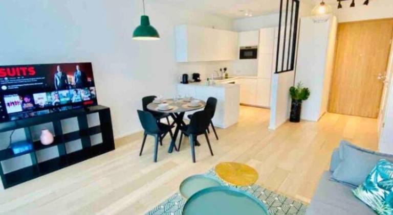 Rental apartment with patio | Next to Adolphe Bridge | Dogs allowed in Luxembourg City