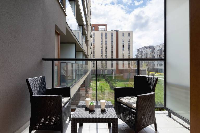 Wroc awska 53C Fashionable Apartment Parking — photo 4