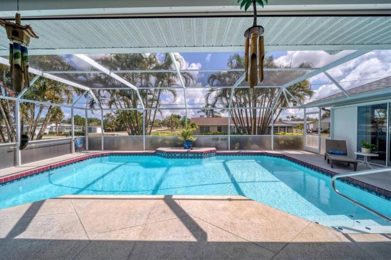 Manasota Key Beach Furnished Home with heated Private Pool in Englewood, FL