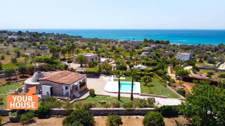 Ferienhaus mit Pool in Morciano di Leuca, Italien f&uuml;r max. 9 Personen