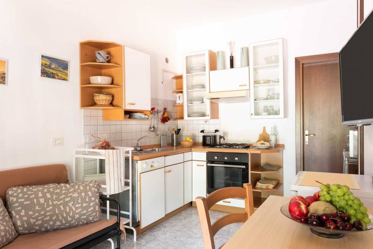 Rental apartment with fast internet, yard & pool | City view in Marciana Marina