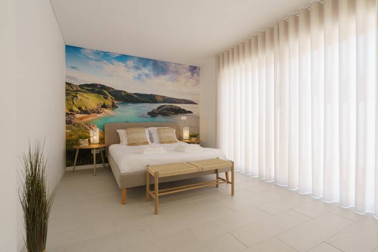 Ferienhaus mit Pool in Santa B&aacute;rbara&comma; Atlantikk&uuml;ste f&uuml;r max. 6 Personen am Atlantik