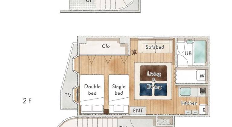27 m&sup2; Ferienwohnung